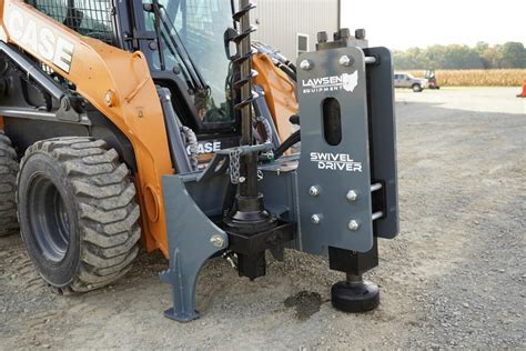 best post driver for skid steer|skid steer fence post driver.